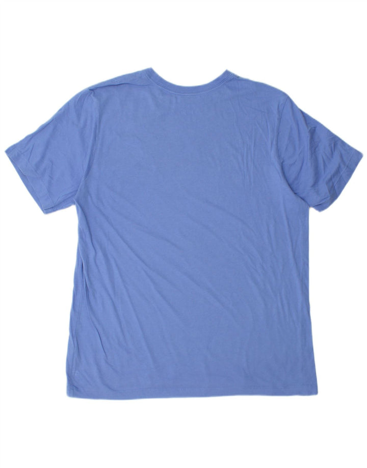 Nike Mens T-Shirt Top Large Blue Cotton