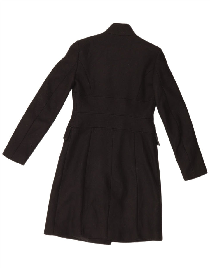 Zara Womens Overcoat UK 6 XS Black