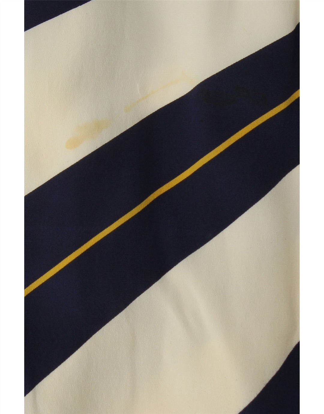 VINTAGE Womens Long Sleeve A-Line Dress IT 42 Medium Navy Blue Striped