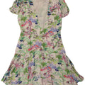 Guess Womens Wrap Dress UK 12 Medium Multicoloured Floral Hawaiian