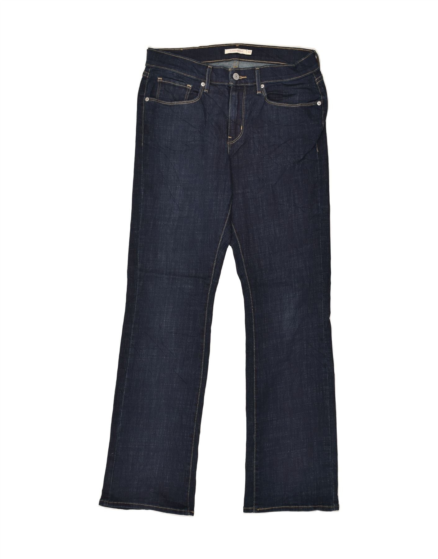 Size 10 womens store jeans in men's