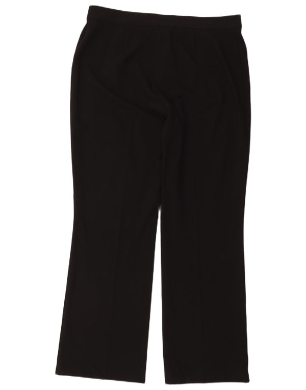 Marks & Spencer Womens Bootcut Casual Trousers UK 18 XL W38 L31 Black