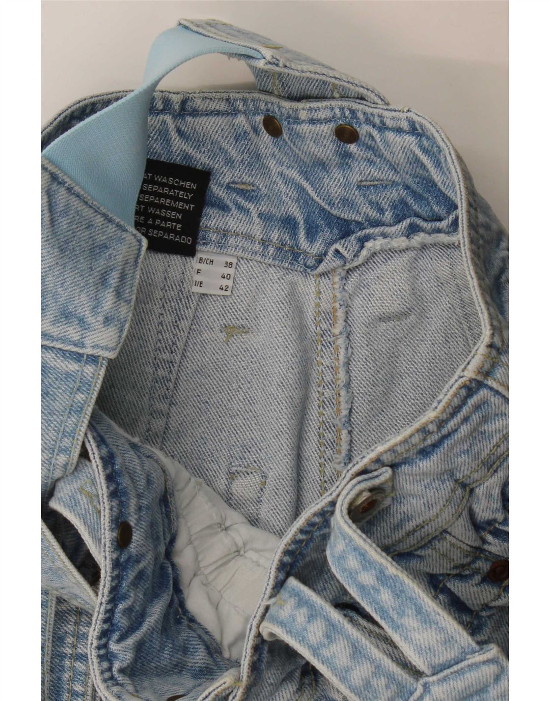 Paddock's Womens Dungarees Tapered Jeans IT 42 Medium Blue