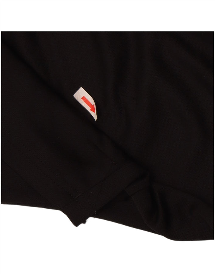 Adidas Mens Climalite T-Shirt Top Medium Black Polyester