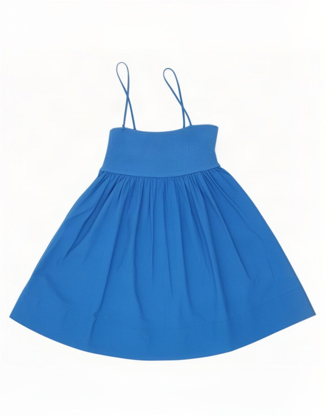Zara Womens Sundress UK 14 Large Blue Cotton
