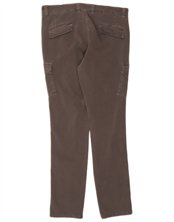 Carrera Mens Slim Cargo Trousers IT 50 Large W34 L32 Grey Cotton