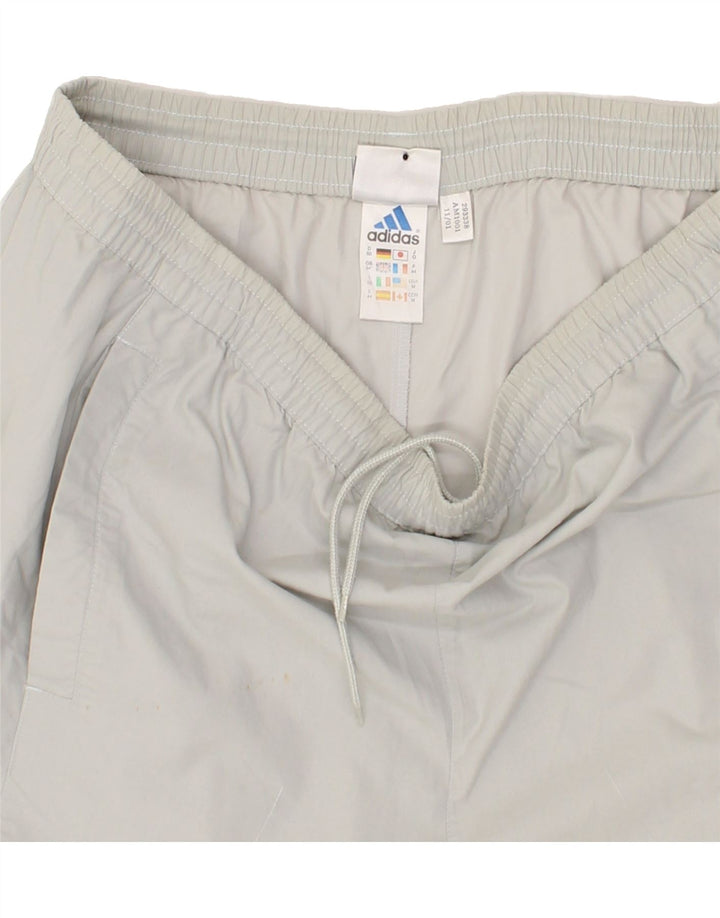 ADIDAS Mens Sport Shorts Large Grey Cotton Vintage Adidas and Second-Hand Adidas from Messina Hembry 