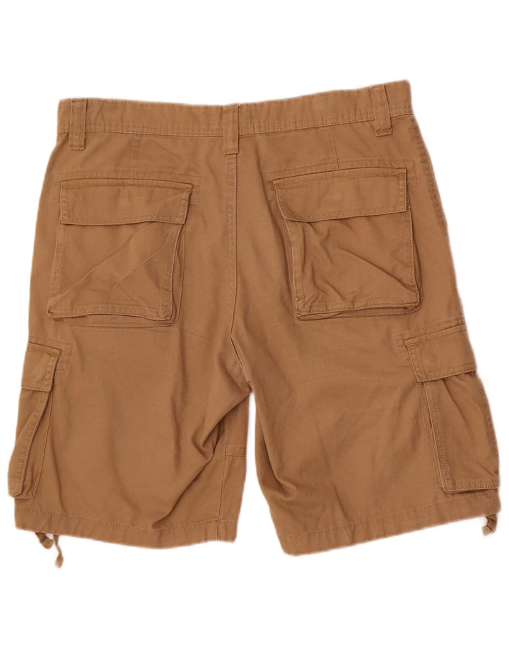 Terranova Mens Cargo Shorts IT 48 Medium W33 Brown Cotton