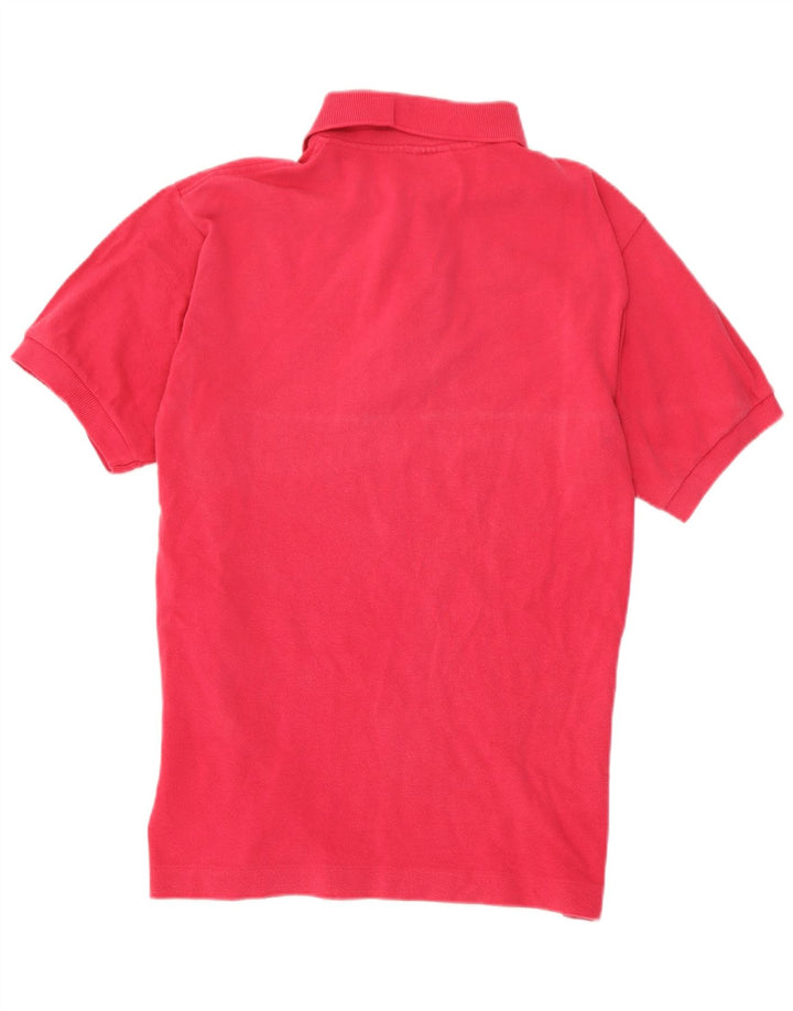 Lacoste Mens Polo Shirt Size 3 Small Pink Cotton
