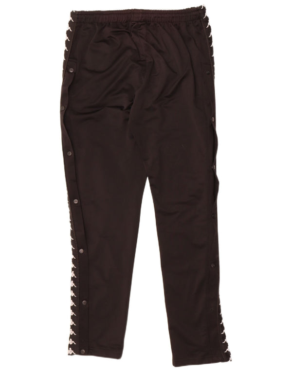 Kappa Mens Graphic Tracksuit Trousers XL  Black