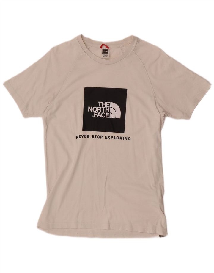 The North Face Mens Graphic T-Shirt Top Small White Cotton
