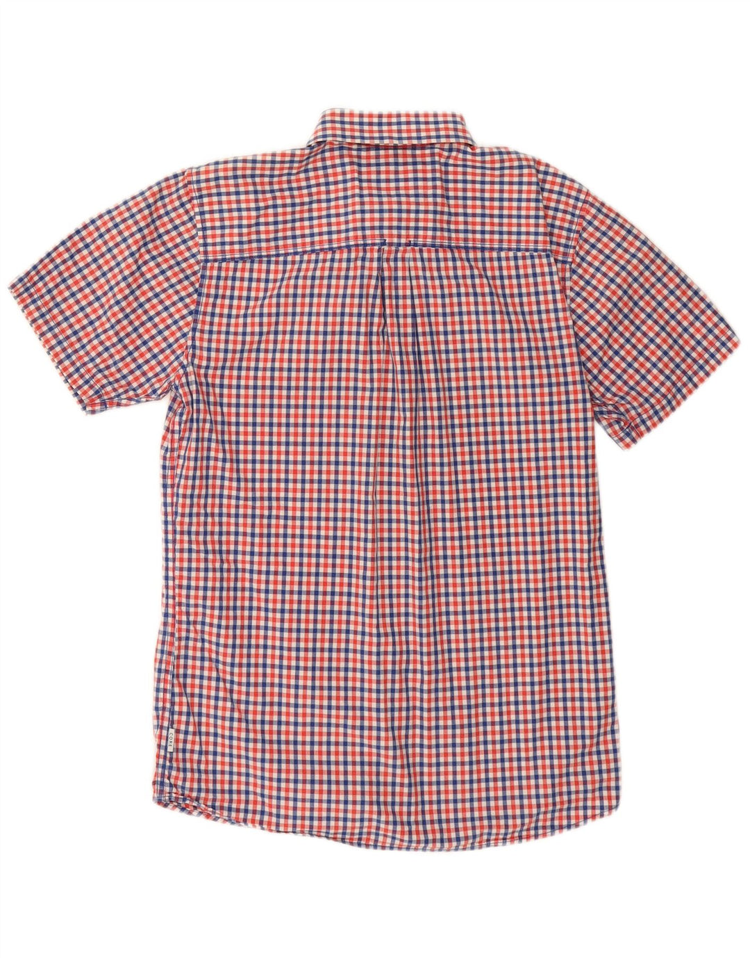 JACK & JONES Mens Core Slim Fit Short Sleeve Shirt Medium Red Gingham