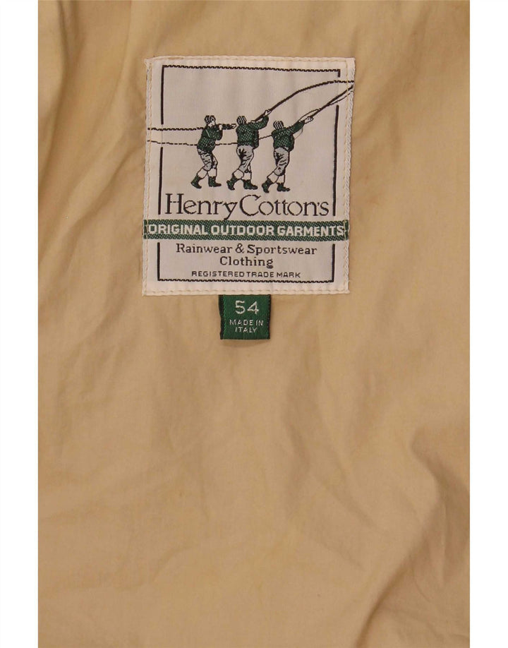 Henry Cottons Mens Utility Jacket IT 54 2XL Khaki