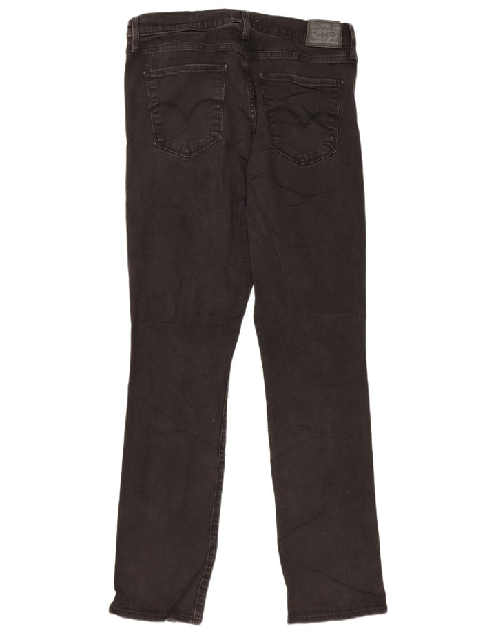 Levi's Womens 724 High Rise Bootcut Jeans W32 L32 Black