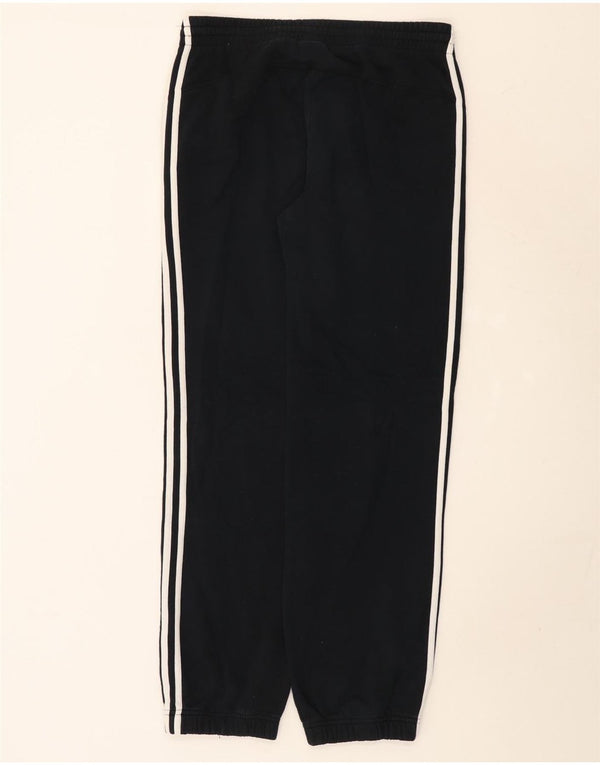 ADIDAS Girls Tracksuit Trousers Joggers 15-16 Years  Black Striped Cotton