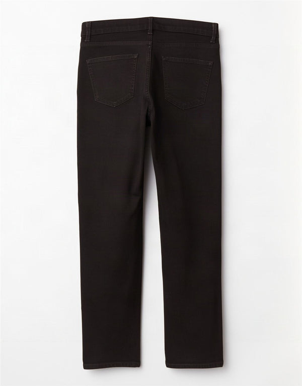 Marks & Spencer Womens The Sienna Straight Jeans UK 14 Large W32 L28 Black