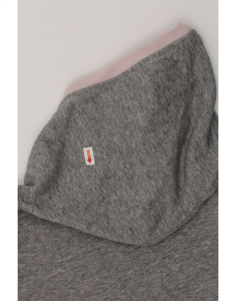 CHAMPION Girls Graphic Hoodie Jumper 9-10 Years Medium Grey Cotton | Vintage Champion | Thrift | Second-Hand Champion | Used Clothing | Messina Hembry 