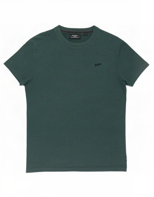 Superdry Mens T-Shirt Top Medium Green Cotton