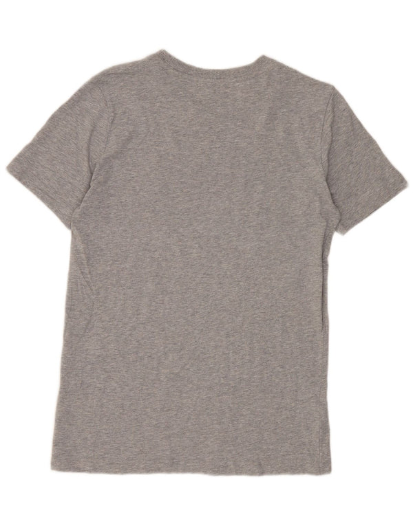 Adidas Boys Graphic T-Shirt Top 13-14 Years Grey Cotton