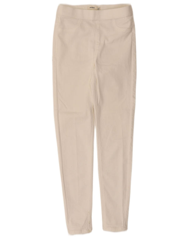 Marks & Spencer Womens Jegging Casual Trousers UK 8 Small W24 L26 White