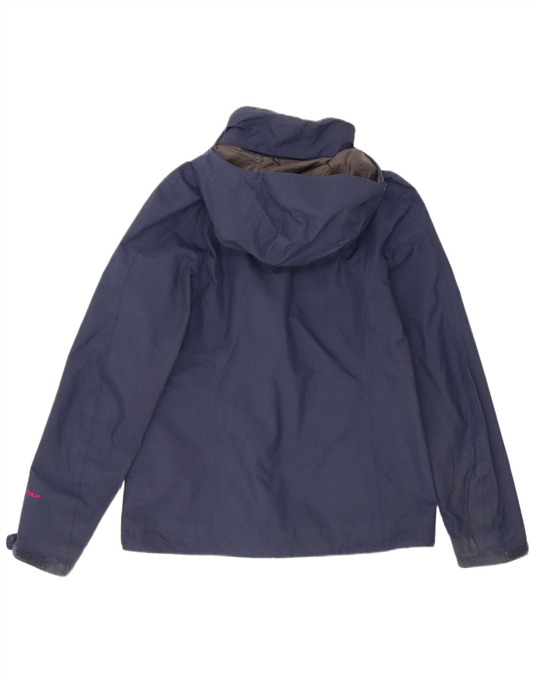 The North Face Womens Hooded Oversized Rain Jacket UK 10 Small Navy Blue