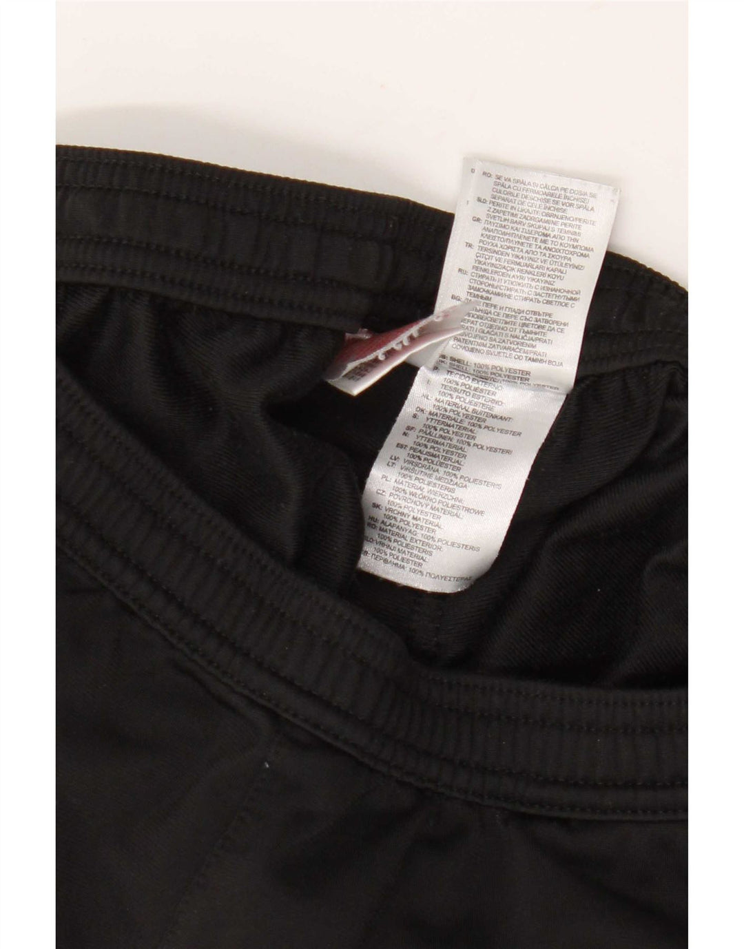 Adidas Boys Tracksuit Trousers Joggers 11-12 Years Black Polyester