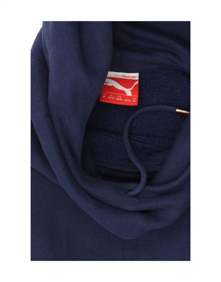 Puma Mens Hoodie Jumper Medium Blue