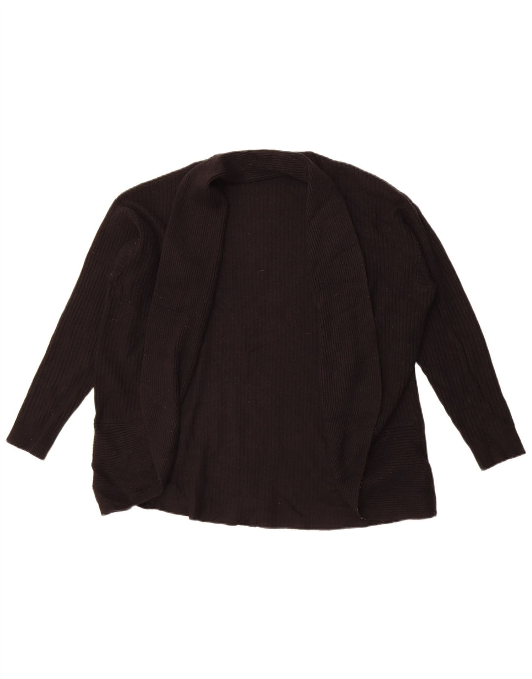 Marks & Spencer Womens Per Una Open Cardigan Sweater UK 16 Large Black