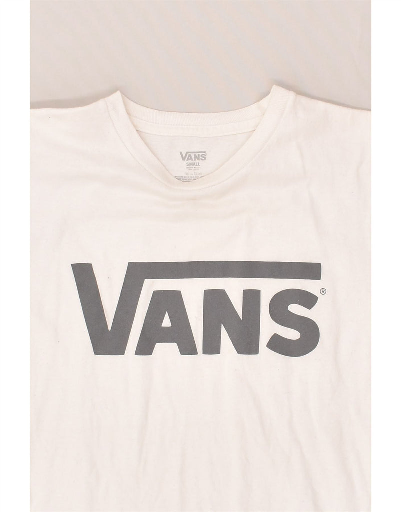 VANS Mens Graphic T-Shirt Top Small White Cotton | Vintage Vans | Thrift | Second-Hand Vans | Used Clothing | Messina Hembry 