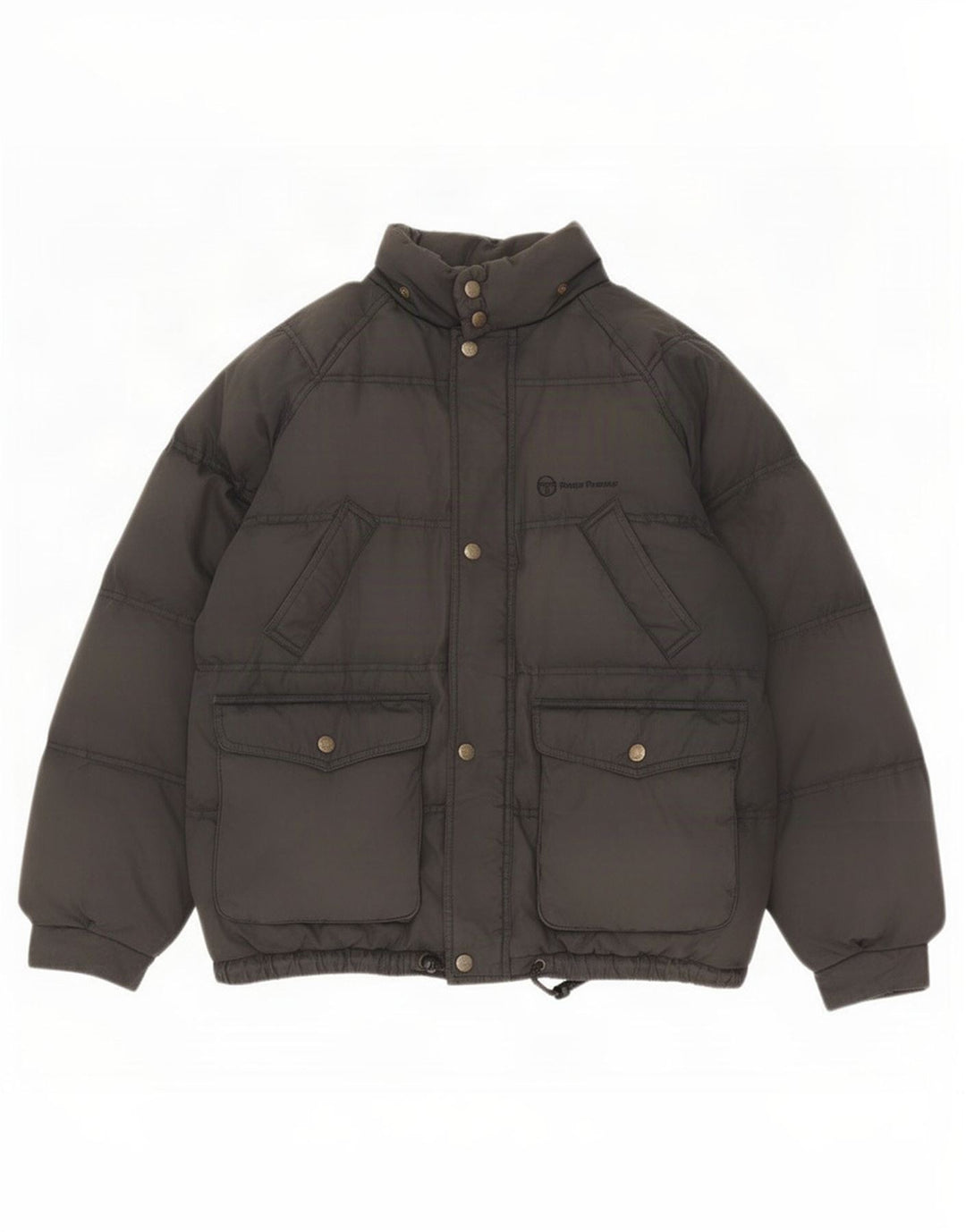Sergio Tacchini Mens Padded Jacket UK 38 Medium Black Polyamide