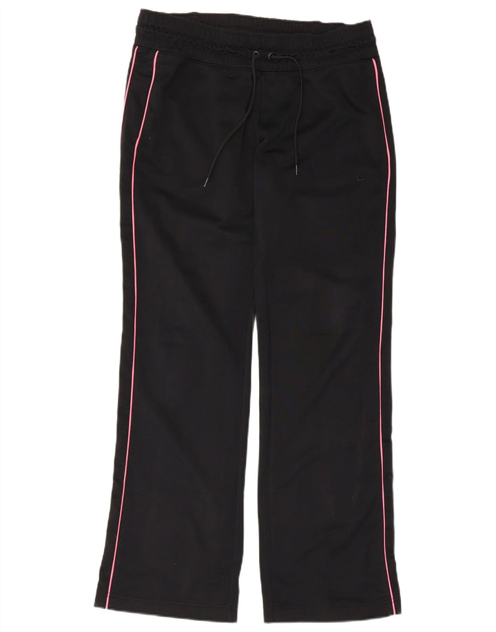 Nike Womens Tracksuit Trousers UK 14 Medium  Black Polyester