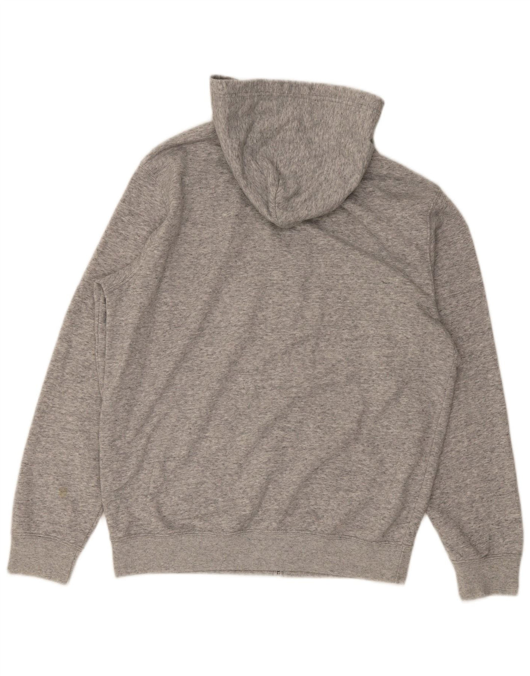 Champion Mens Zip Hoodie Sweater Large Grey Flecked