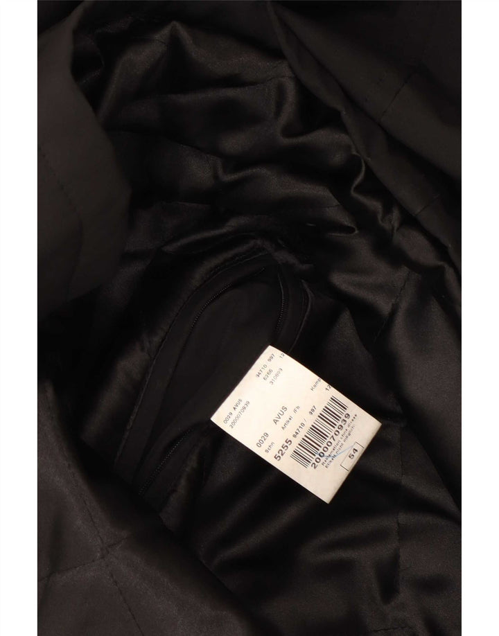 Milestone Mens Windbreaker Jacket EU 54 2XL Black Polyester