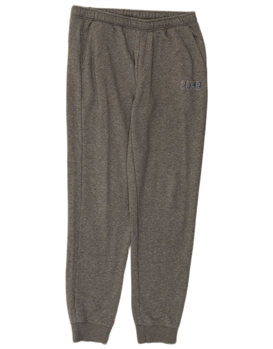 Puma Mens Tracksuit Trousers Joggers Large  Grey Flecked