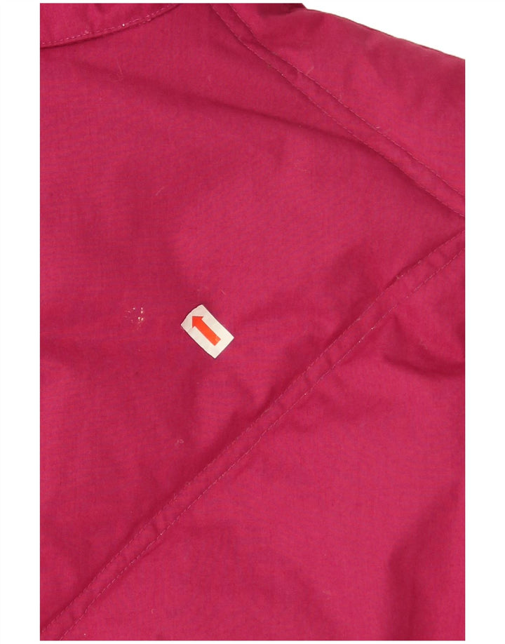 Diadora Mens Reversible Loose Fit Padded Jacket UK 38 Medium Pink Polyester
