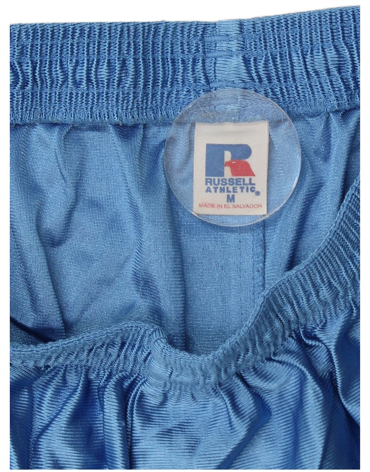 RUSSELL ATHLETIC Mens Sport Shorts Medium  Blue Polyester