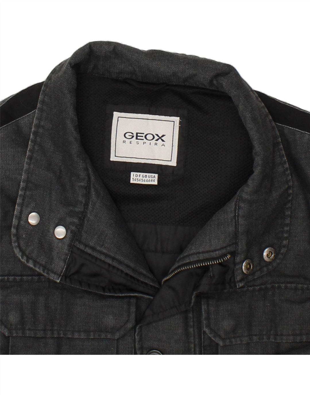 GEOX Mens Respira Overcoat UK 44 2XL Grey Polyester