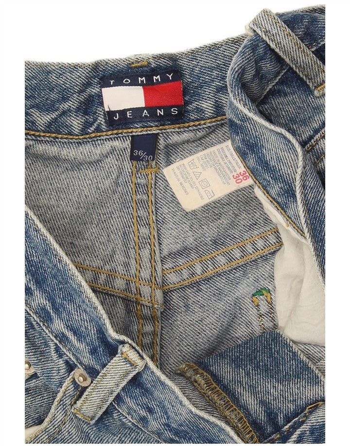Tommy Hilfiger Mens Straight Jeans W36 L30 Blue Cotton