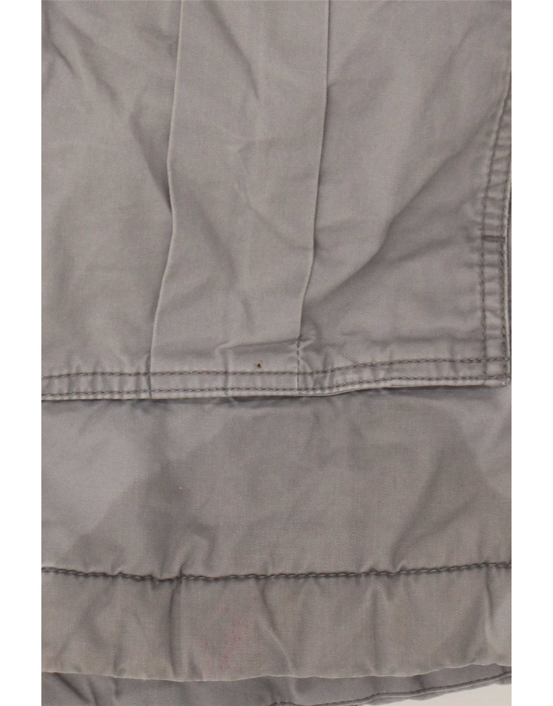 Gap Womens Hooded Parka Jacket UK 10 Small Grey Cotton