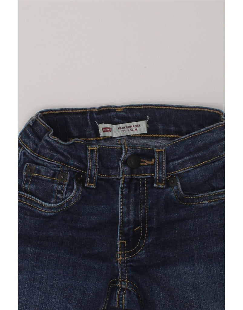 LEVI'S Baby Boys 511 Slim Jeans 18-24 Months W18 L13 Navy Blue Cotton | Vintage Levi's | Thrift | Second-Hand Levi's | Used Clothing | Messina Hembry 