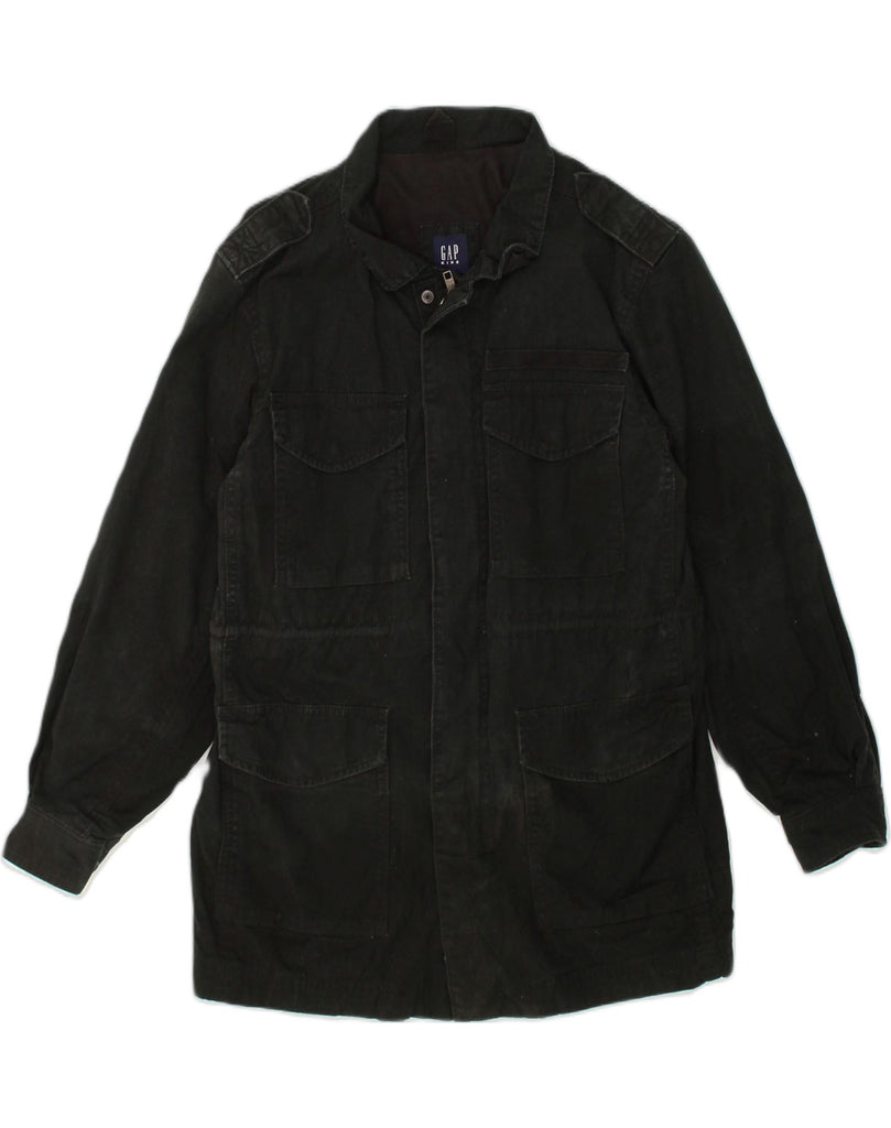 GAP Boys Utility Jacket 12-13 Years Black Cotton | Vintage Gap | Thrift | Second-Hand Gap | Used Clothing | Messina Hembry 