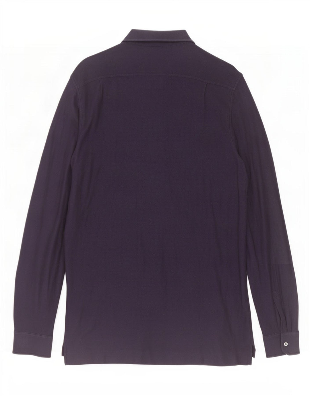 Ermenegildo Zegna Mens Shirt IT 50 Medium Navy Blue Cotton