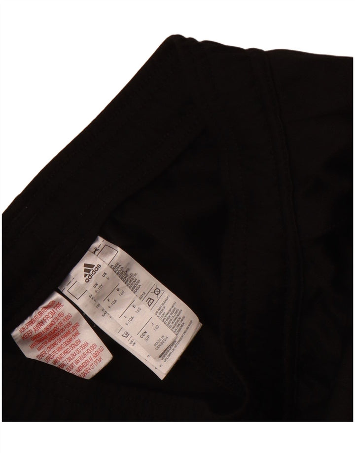 Adidas Boys Aeroready Tracksuit Trousers 9-10 Years Black Polyester