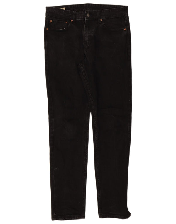 Levi's Mens 511 Slim Jeans W32 L32 Black Cotton