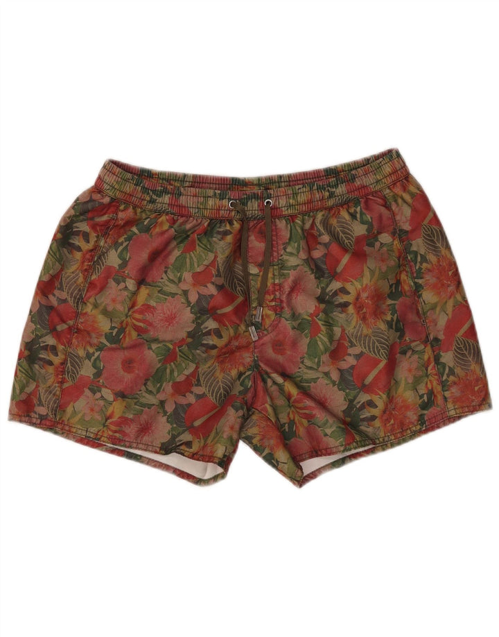 Coast Womens Swimming Shorts UK 14 Medium  Multicoloured Floral