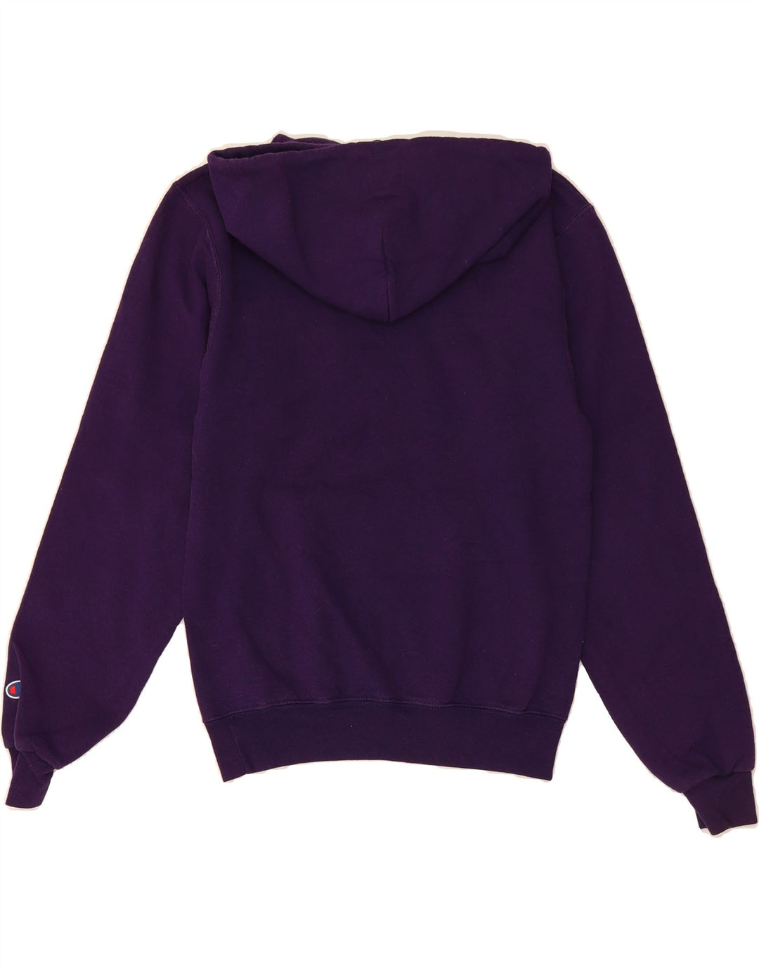 CHAMPION Mens Graphic Hoodie Jumper XS Purple Cotton Vintage Champion and Second-Hand Champion from Messina Hembry 