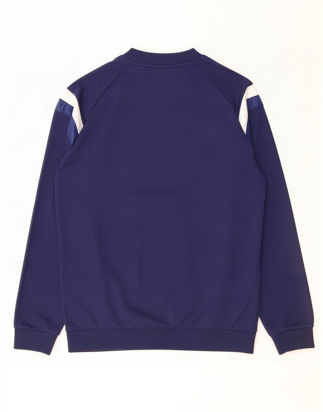Adidas Mens Top Long Sleeve Small Navy Blue Polyester