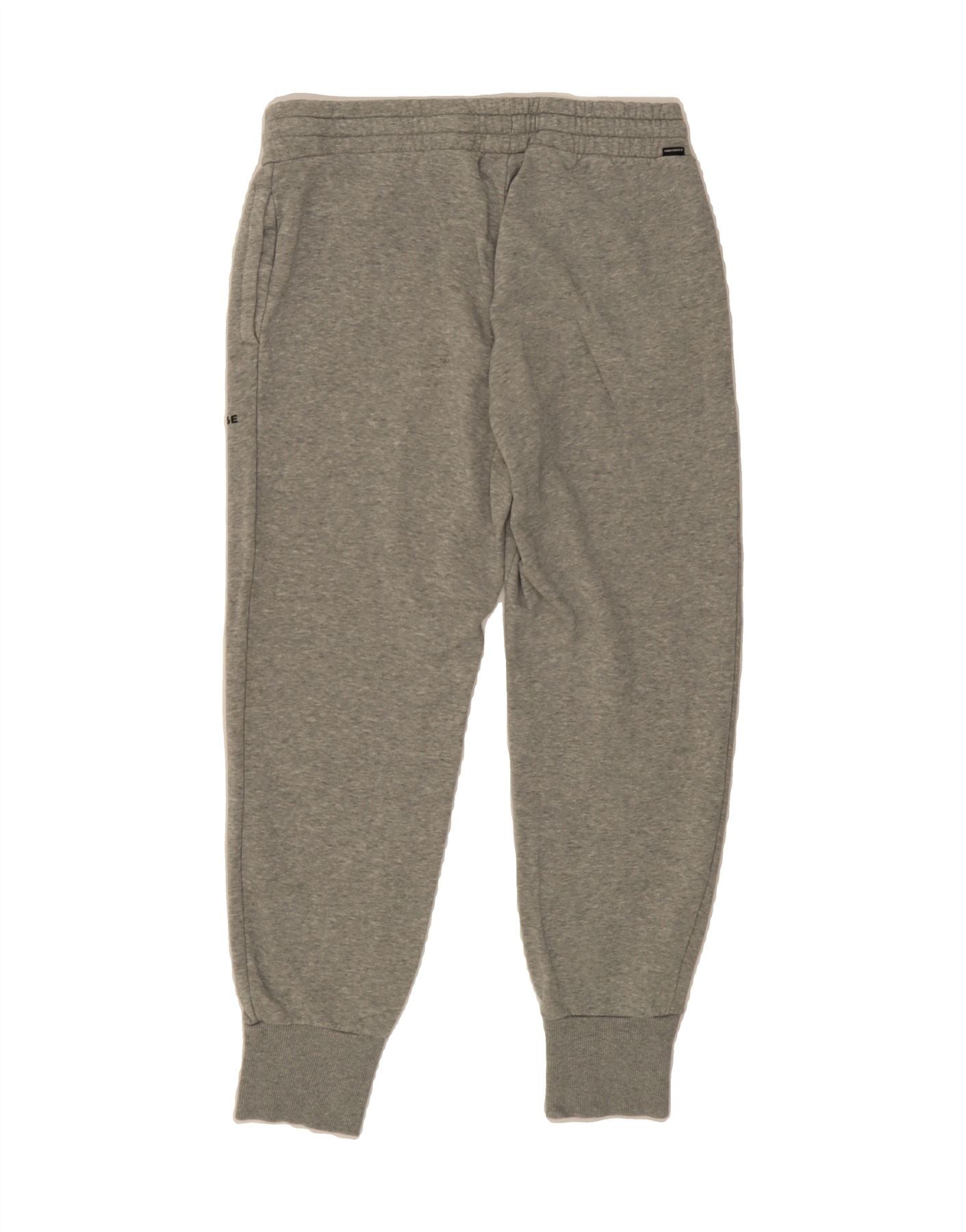 CONVERSE Pantaloni da tuta da uomo Joggers in cotone grigio medio