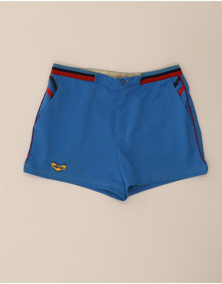 POP 84 Womens Chino Shorts W28 Medium  Blue