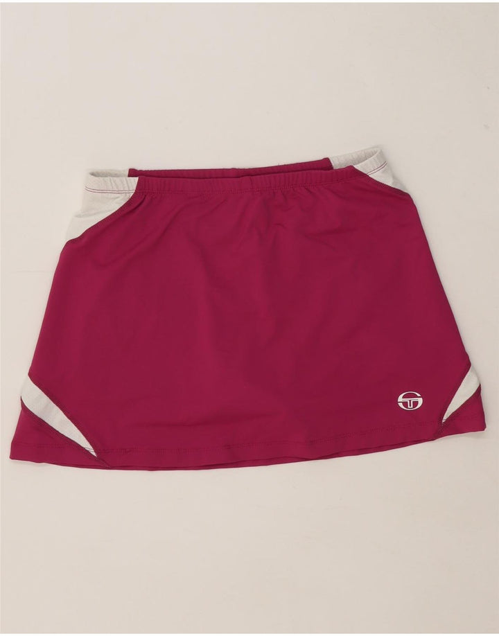 Sergio Tacchini Womens Tennis Skirt IT 42 Medium Pink Colourblock